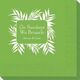 Palm Leaf Frame Napkins Image 1 of 2